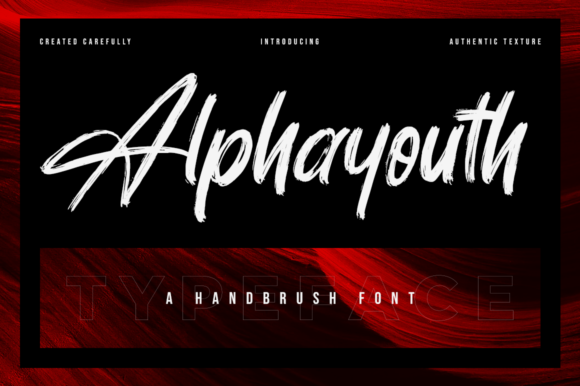 Alphayouth: Elevating Brand Identity with Playful, Brushed Script Typography