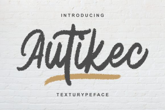 Autikec: The Vintage Brush Font for Personal Designs