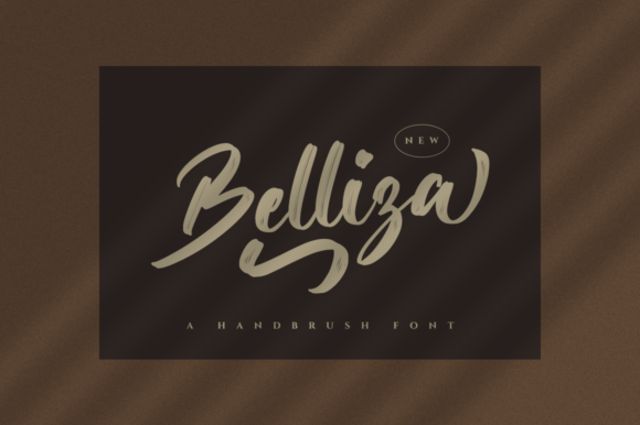 Belliza: Elevating Digital Design with Elegant Brush Script Typography