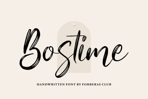 Bostime: Elevating Editorial Design with Delicate Handwritten Typography