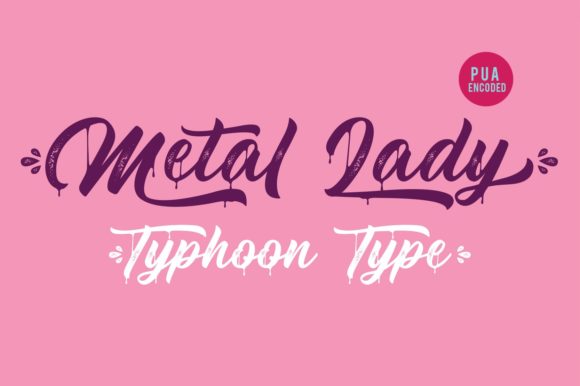 Embracing the Artistry of Metal Lady: A Modern Handwritten Font for Digital Design