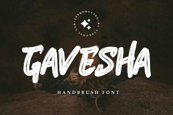 Gavesha: Elevating Brand Identity with a Cool, Brushed Display Font