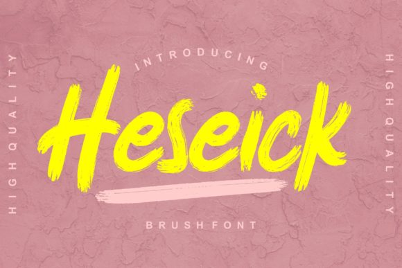 Heseick: Elevating Design with Vintage Handwritten Typography