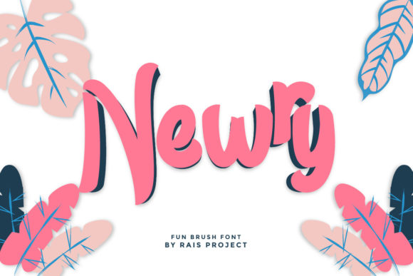 Newry: Integrating a Trendy Paint-Brushed Display Font into Your Creative Workflow
