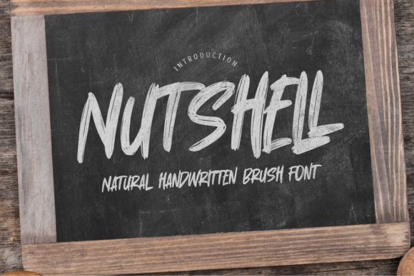 Nutshell Font: Bold Street Art for Modern Design