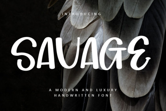 Savage: Strategic Application of a Quirky Handwritten Font in Modern Branding