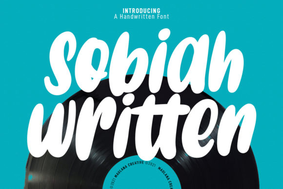 Sobiah: Elevating Design with Paint-Brushed Chic and Romantic Typography