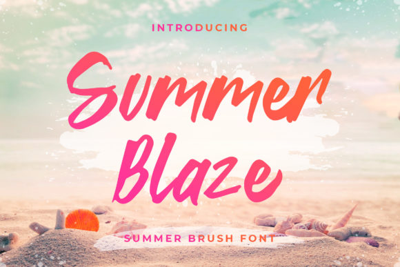 Summer Blaze: A Playful Script for Creative Designs